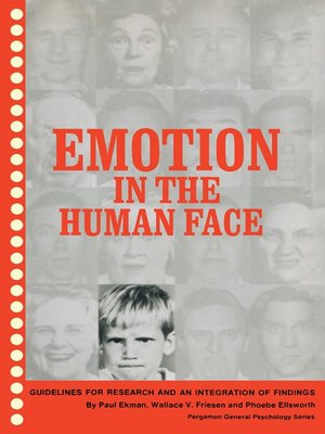 cover image of Emotion in the Human Face
